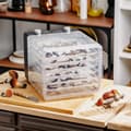Miniatyrbillede 1 af 10: Tæppetørrer med timer, 6 bakker og sammenklappeligt design