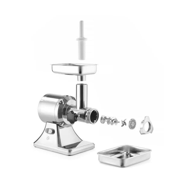 HENDI Kødhakker 22, 230V/1100W, 300 kg/t - Rustfrit stål, Kødhakker