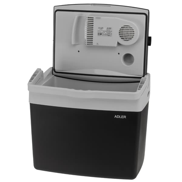 Adler Elektrisk Kjøleboks 25l – Kjøle- og Varmefunksjon, Bil og Hjem, ECO/MAX-modus