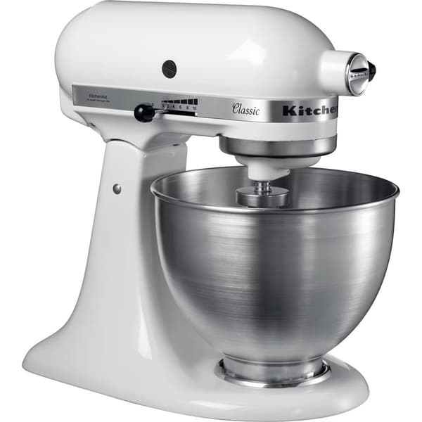 KitchenAid Classic köksmaskin 5K45SSEWH – 4,3 L – 275 W – 10 hastigheter