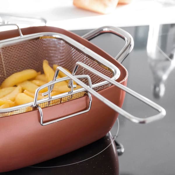 Multifunktionspanna 5 i 1 Copper Coppans InnovaGoods 4 Delar