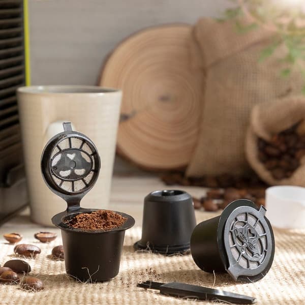 Uppsättning med 3 återanvändbara kaffekapslar Recoff InnovaGoods
