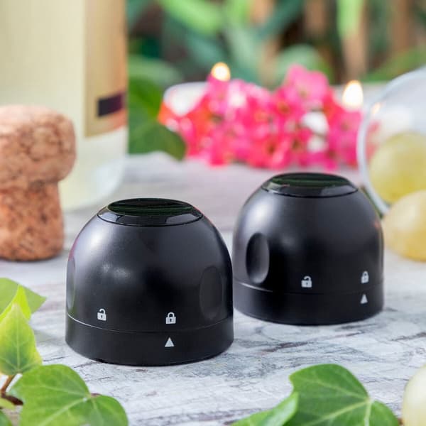 Uppsättning av champagneproppar Fizzave InnovaGoods Förpackning med 2 masker