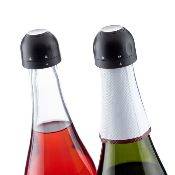 Uppsättning av champagneproppar Fizzave InnovaGoods Förpackning med 2 masker