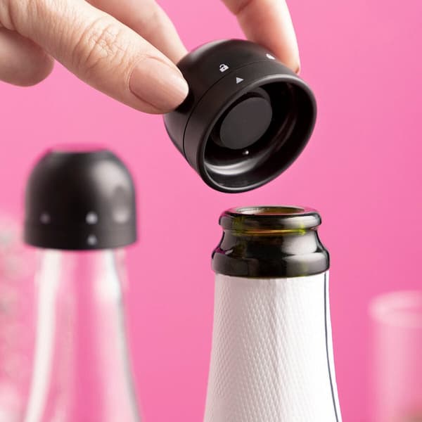Uppsättning av champagneproppar Fizzave InnovaGoods Förpackning med 2 masker