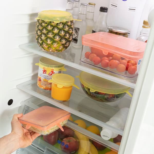 Set med 10 återanvändbara och justerbara lock till köket Lilyd InnovaGoods