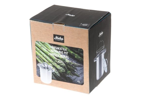 Maku Aspargespande, stål 4 L