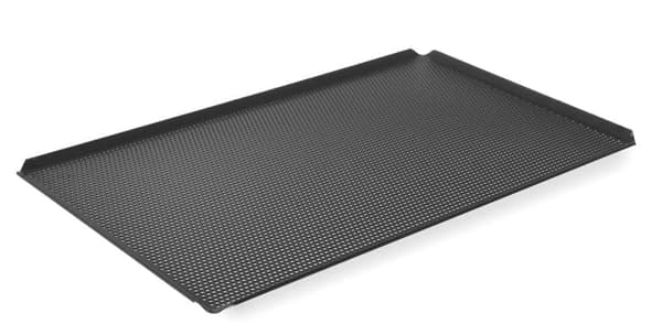 GN 1/1 perforerad bakplåt med 4 kanter, HENDI, 530x325x(H)10mm