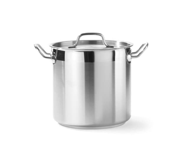 HENDI høj gryde med låg, 6L, 200x(H)190mm, rustfrit stål