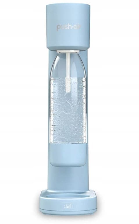 Dafi PushAir Saturator med CO2-patron + 0,7l flaske Azurblå/blå