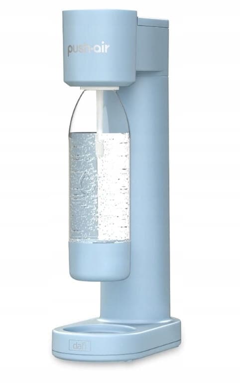 Dafi PushAir Saturator med CO2-patron + 0,7l flaske Azurblå/blå