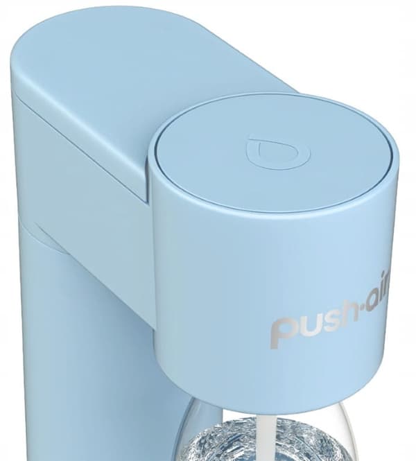 Dafi PushAir Saturator med CO2-patron + 0,7l flaske Azurblå/blå