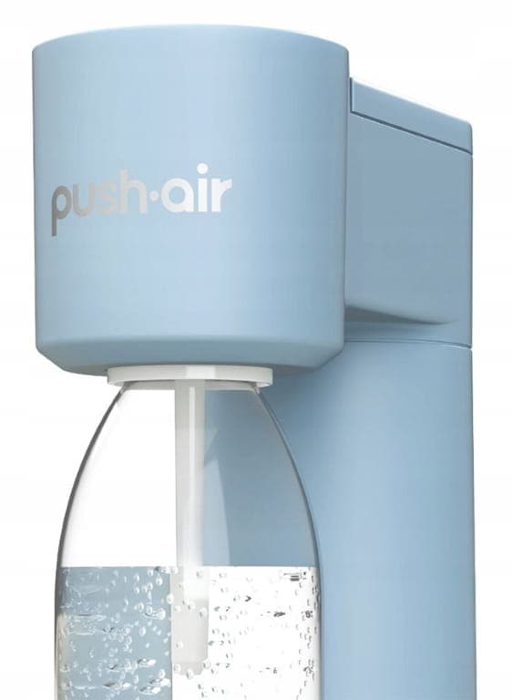 Dafi PushAir Saturator med CO2-patron + 0,7l flaske Azurblå/blå