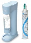 Miniatyrbillede 2 af 11: Dafi PushAir Saturator med CO2-patron + 0,7l flaske Azurblå/blå