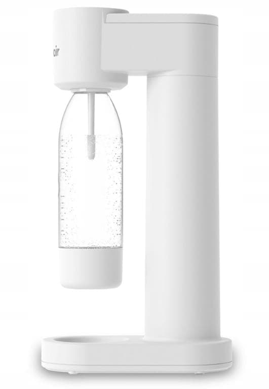 Dafi PushAir -saturaattori CO2-patruunalla + 0,7 l pullolla, valkoinen-hopea