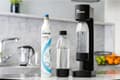 Miniatyrbillede 3 af 5: Dafi PushAir vandmætningstank + 2x 0,7 L flaske + CO2-patron sort sæt