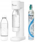 Pikkukuva 1 / 4: Dafi PushAir -vesisaturaattori + 2 x 0,7 l pullo + CO2-patruuna, valkoinen setti