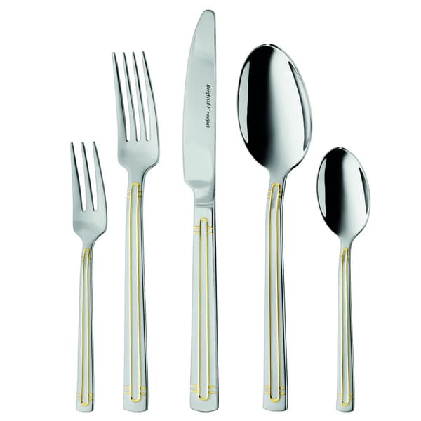 BergHOFF 72-delt Bestikst - Heritage Collection med Gulddetaljer af Designer Ralph Krmer