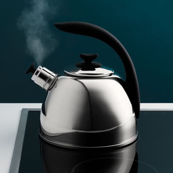 BergHOFF Fljtekedel Lucia 2,5L - Rustfrit Stl med Soft-Touch Hndtag til Alle Komfurer
