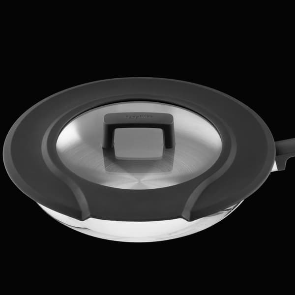 BergHOFF 3-delt stegepandest - Non-stick Uqonic Downdraft pander med universalt silikoneglaslg