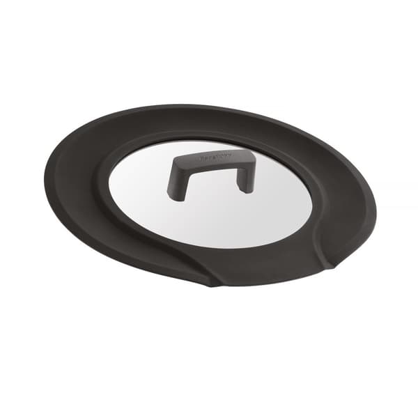 BergHOFF 3-delt stegepandest - Non-stick Uqonic Downdraft pander med universalt silikoneglaslg