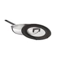 Miniatyrbillede 2 af 8: BergHOFF 3-delt stegepandest - Non-stick Uqonic Downdraft pander med universalt silikoneglaslg