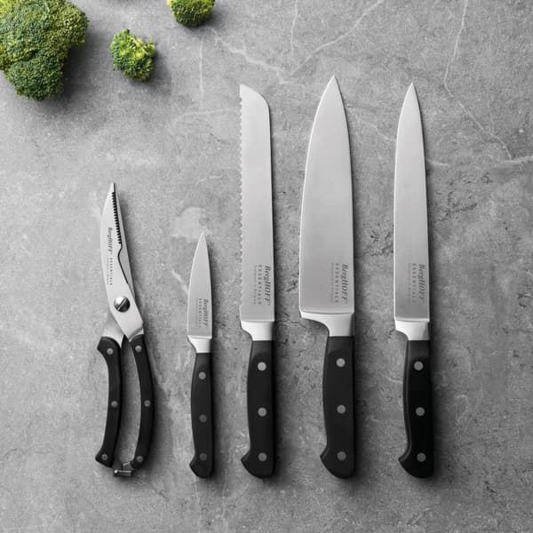 BergHOFF 20 cm kokkekniv - Solid Series smedet rustfrit stl med fuldtangskaft