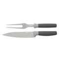 Miniatyrbillede 1 af 3: BergHOFF 2-delt udskringsst - Leo-serien kniv og gaffel med soft-touch hndtag til kd og fjerkr