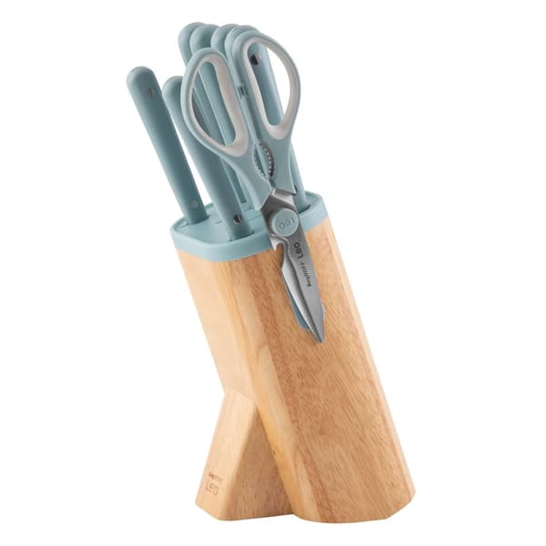 BergHOFF 7-delt knivst - Glints Slate med magnetisk knivblok og soft-touch hndtag