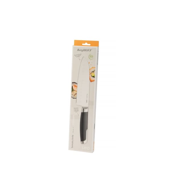 BergHOFF Santoku-kniv 17,5 cm - Graphite-serien japansk stil rustfrit stl med sikkert greb