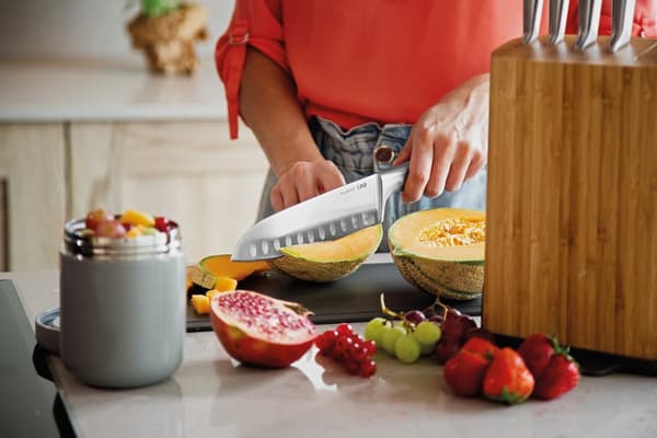 BergHOFF Santoku Kniv 17,5 cm - Legacy Serien Rustfrit Stl med Smfri Hndtag & Balanceret Greb