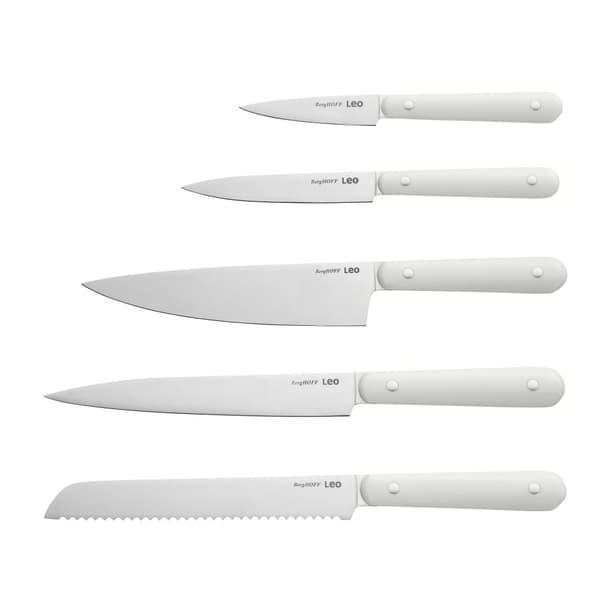 BergHOFF 5-delars knivset - Glints Spirit mngsidigt set med brd-, trancherings- och kockkniv.