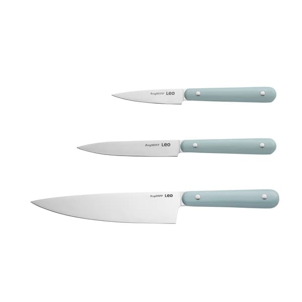 BergHOFF 3-delars knivset - Glints Slate startkit med kockkniv, allkniv och skalkniv