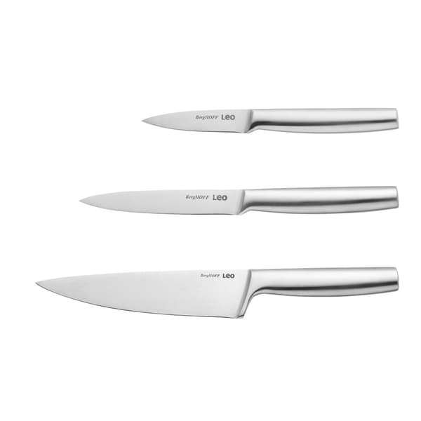 BergHOFF 3-delars knivset - Legacy startkit med skalkniv, allkniv och kockkniv i rostfritt stl