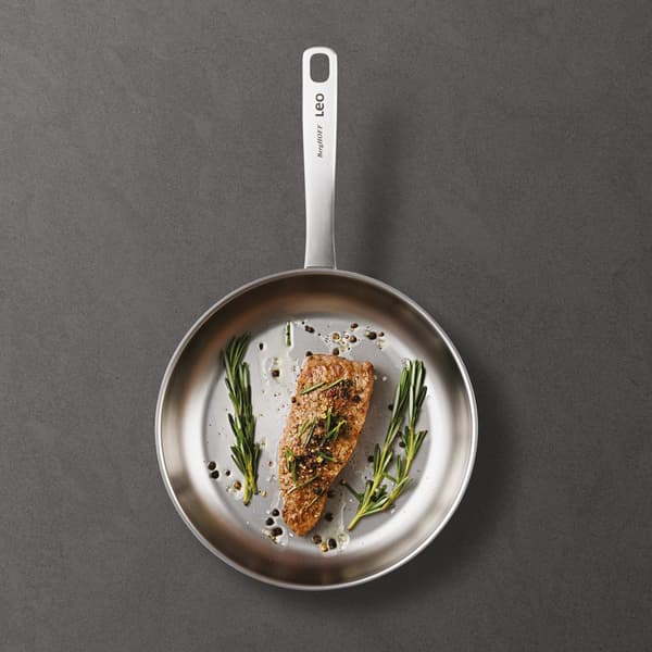 BergHOFF 24 cm Stegepande - Graphite-serien med rustfrit stl kapselbund og elegant finish