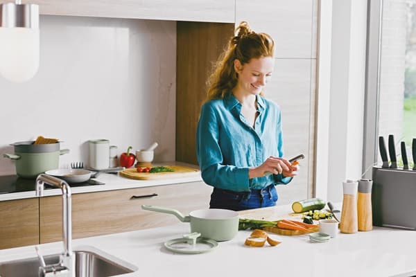 BergHOFF Lige Skrllekniv - Balance-serien med Soft-Touch Greb & Hndtag af Genbrugsplast