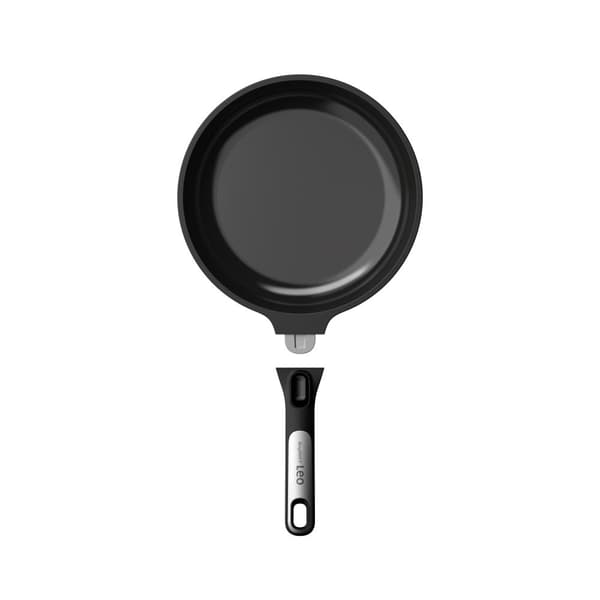 BergHOFF 28 cm Stegepande - Phantom-serien Genanvendt Aluminium med Nem Madfrigivelse & Aftageligt Hndtag