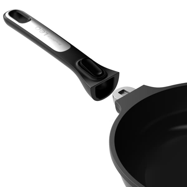 BergHOFF 32cm Stegepande - Phantom-serien med sund CeraGreen-belgning og aftageligt hndtag