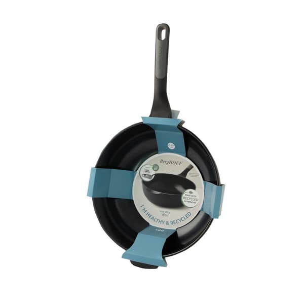 BergHOFF 30 cm wok - Stone+ -sarjan valualumiinia CeraGreen-pinnoitteella ja pehmell kahvalla