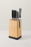 Miniatyrbillede 8 af 9: BergHOFF 5-delt Knivblok - Graphite-serien med asiatiske inspirerede knive, skrper & magnetisk side