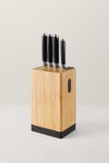 Miniatyrbillede 1 af 9: BergHOFF 5-delt Knivblok - Graphite-serien med asiatiske inspirerede knive, skrper & magnetisk side