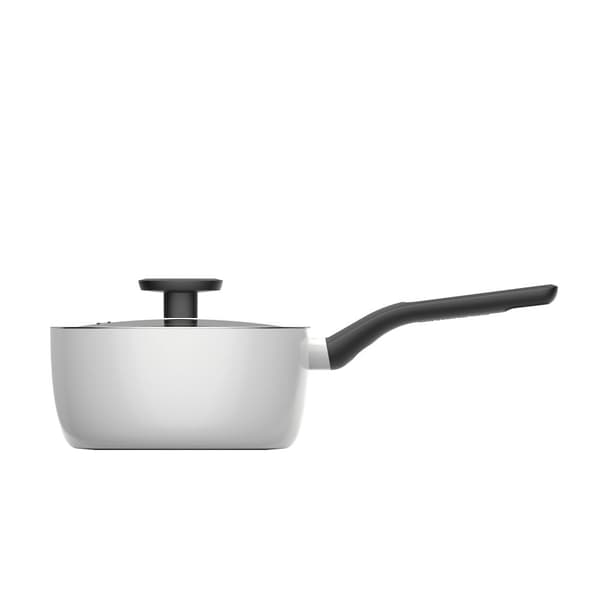 BergHOFF 18 cm kasserolle med lg - Glints Spirit med non-stick belgning og blankt hndtag