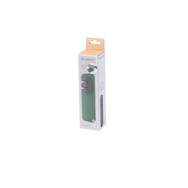 BergHOFF Knivslipare - Tvstegs Grn med Grov/Finkorniga Spr & Ergonomisk Halkfri Bas