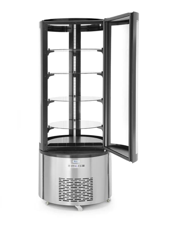 Rund kylvitrin Hendi 360L ⌀680x(H)1755mm LED, R290