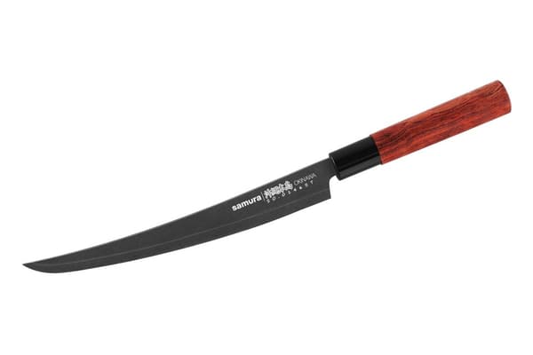 Samura OKINAWA 9,0" Stonewash Tanto Viipalointiveitsi - Premium Japanilainen Teräs Keittiöveitsi Tarkkaan Leikkaamiseen ja Kulinaariseen Erinomaisuute