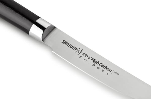 Samura MO-V 4.7" Pihviveitsi - Premium Japanilainen Teräs Kulinaarinen Työkalu Tarkkaan Leikkaamiseen ja Erinomaisiin Suorituksiin Ruoanvalmistuksessa
