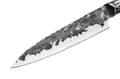 Pikkukuva 2 / 5: Samura METEORA 6.3-Inch (160 mm) Santoku-veitsi - Ensiluokkainen japanilainen teräskeittiöveitsi tarkkaan ruoanlaittoon ja kulinaariseen erinomaisuute