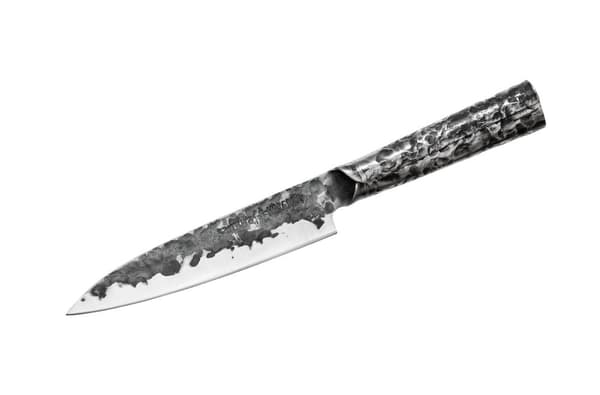 Samura METEORA 6.3-Inch (160 mm) Santoku-veitsi - Ensiluokkainen japanilainen teräskeittiöveitsi tarkkaan ruoanlaittoon ja kulinaariseen erinomaisuute