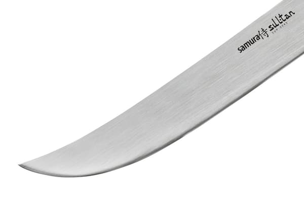 Samura SULTAN PRO 8.4" Viipalointiveitsi mustalla kahvalla - Tarkkuus japanilaisesta teräksestä valmistettu keittiötyökalu ammattikokeille ja kotikoke