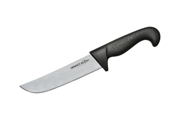 Samura SULTAN PRO 6.5" japanilaisesta teräksestä valmistettu kokkiveitsi mustalla kahvalla - Tarkkuuskeittiövälineet ammatti- ja kotikokeille